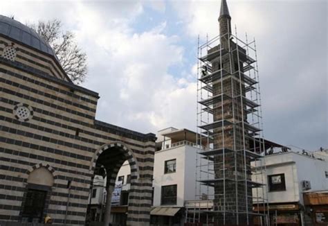 Tarihi Dört Ayaklı Minare restore ediliyor